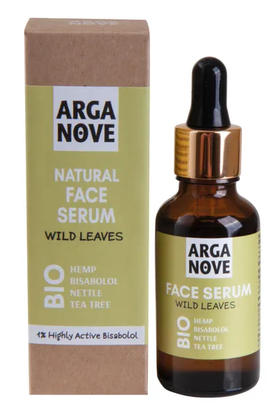 Arganove Natural Face Serum wild Leaves (Serum do twarzy na niedoskonałości `Dzikie liście`)