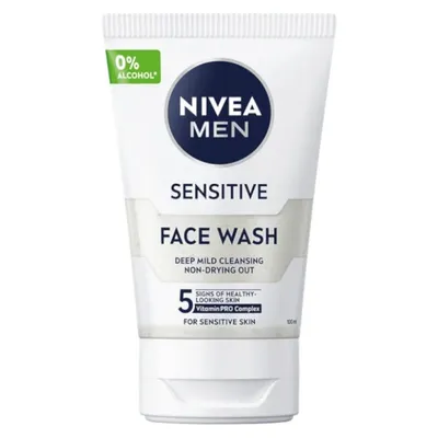 Nivea Men, Sensitive, Face Wash (Męski żel do mycia twarzy do skóry wrażliwej)