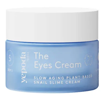 Yepoda The Eyes Cream, Slow Aging Plant-Based Snail Slime Cream (Krem pod oczy z roślinną alternatywą śluzu ślimaka)