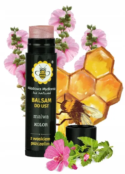 Miodowa Mydlarnia Malwa, Balsam do ust z efektem koloru