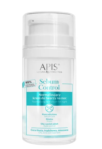Apis Sebum Control, Normalizujący krem do twarzy na noc
