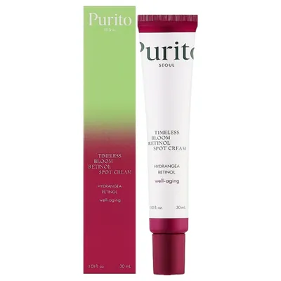 Purito Seoul Timeless Bloom, Retinol Spot Cream (Punktowy krem przeciwzmarszczkowy)