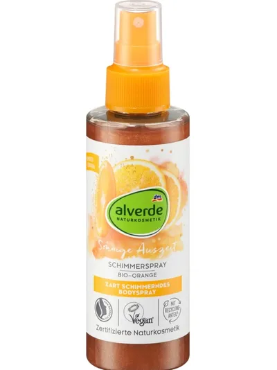 Alverde Bio-Orange, Body Shimmer Spray (Rozświetlający spray do ciała)