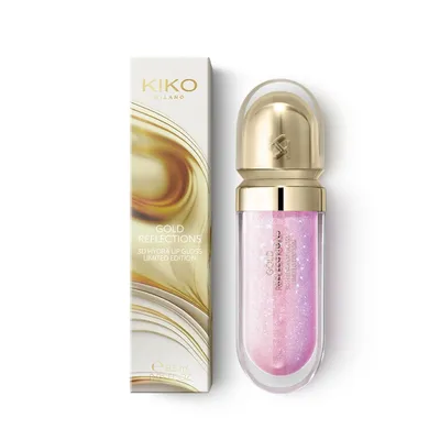 Kiko Milano Gold Reflections, 3D Hydra Lipgloss (Nawilżający błyszczyk do ust)