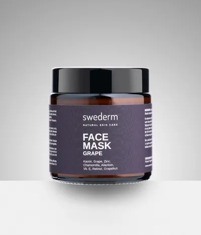 Swederm Grape, Face Mask (Winogron, Rewitalizująca maska do twarzy)