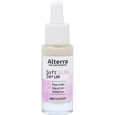 Alterra Peptide & Squalane,  Soft Glow Serum (Rozświetlające serum do twarzy)