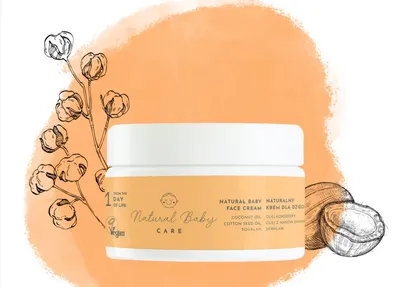 Natural Baby Care Naturalny krem do twarzy dla dzieci
