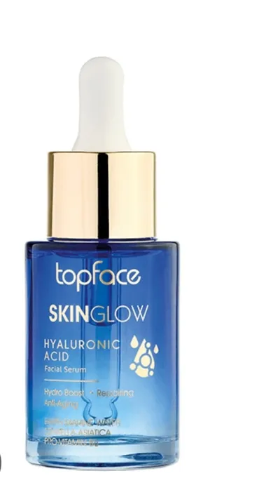Topface Skinglow, Hyaluronic Acid Facial Serum (Serum do twarzy pod makijaż z kwasem hialuronowym)