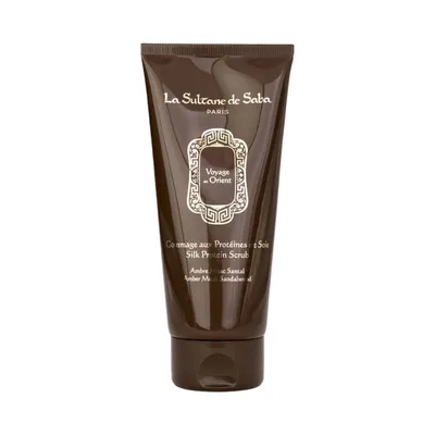 La Sultane de Saba Amber Musk Sandalwood, Silk Proteins Scrub (Ambra, piżmo i drzewo sandałowe, Scrub do ciała z proteinami jedwabiu)