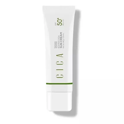 Tenzero Blemish, Cica Sun Cream SPF50+ PA++++ (Odnawiający krem do twarzy z filtrem przeciwsłonecznym SPF50+)