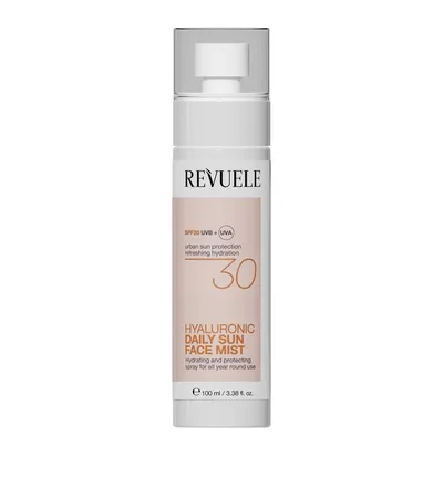 Revuele Hyaluronic, Daily Sun, Face Mist SPF30 (Ochronna mgiełka do twarzy SPF30)