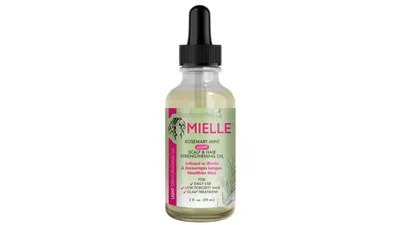 Mielle Rosemary & Mint, Light Oil, Scalp & Hair Strengthening Oil (Malina i Mieta, Lekki olejek do skóry głowy i włosów)