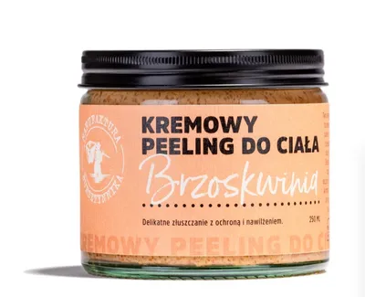 Manufaktura Bursztynnika Brzoskwinia, Kremowy peeling do ciała