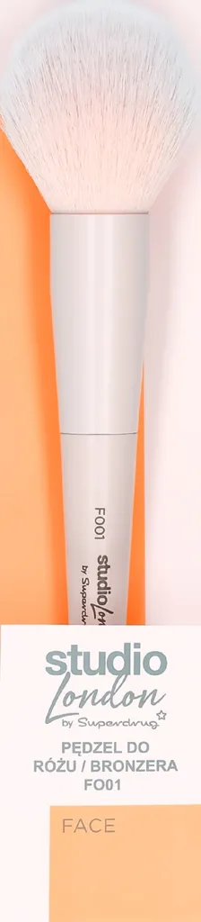 Studio London by Superdrug F001, Pędzel do różu i bronzera