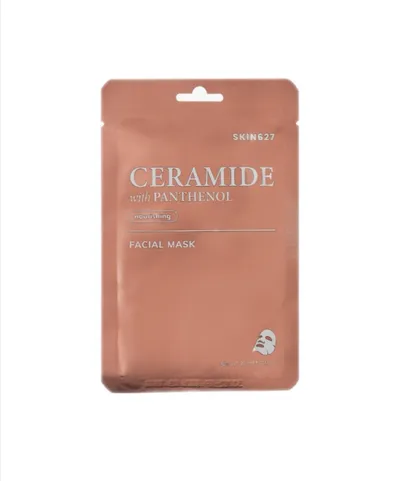 Skin 627 Ceramide with Panthenol,Nourishing Facial Mask (Odżywcza maska do twarzy w płachcie)