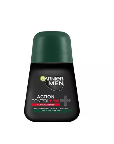 Garnier Men, Active Control+ Clinically Tested 96H Antiperspirant Roll-on (Antyperspirant roll-on dla mężczyzn)