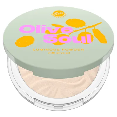 Bell Olive Soul, Luminous Powder (Prasowany puder rozświetlający z oliwą z oliwek)