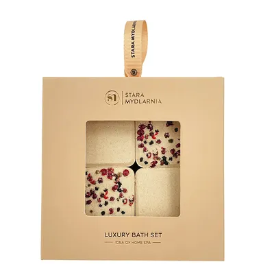 Stara Mydlarnia Idea of Home SPA, Sandalwood & Tobacco, Luxury Bath Set (Kostki do kąpieli)