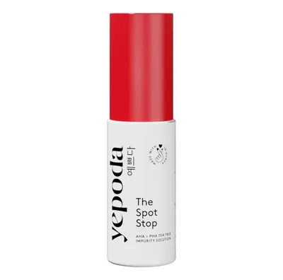 Yepoda The Spot Stop, AHA + PHA Tea Tree Impurity Solution (Kuracja na niedoskonałości z kwasami AHA + PHA)