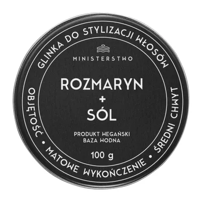 Ministerstwo Dobrego Mydła Rozmaryn + Sól, Glinka do stylizacji włosów