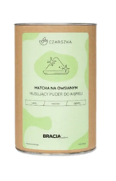 Czarszka Czarszka x Bracia Mydlarze, Matcha na owsianym, Musujący puder do kąpieli