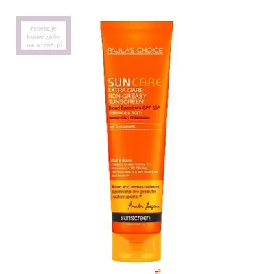 Paula's Choice Sun Care, Extra Care Non-Greasy Sunscreen SPF 50 (Krem przeciwsłoneczny z wysokim filtrem)
