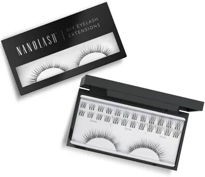 Nanolash Classy, DIY Eyelash Extensions (Sztuczne rzęsy w kępkach)
