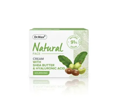 Apteka dr. Max Natural Face, Nourishing Cream with Sheu Butter & Hyaluronic Acid (Odżywczy krem do twarzy)