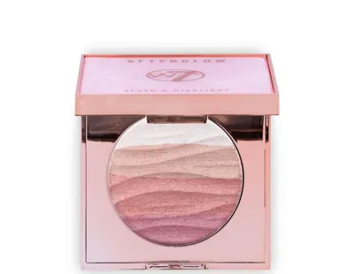 W7 Afterglow, Blush & Highlighter (Róż i rozświetlacz do twarzy)
