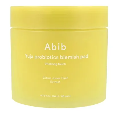 Abib Yuja Probiotics Blemish Pad Vitalizing Touch (Rozświetlające płatki do twarzy)