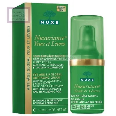Nuxe Nuxuriance, Yeux et Levres (Krem przeciwzmarszczkowy do pielęgnacji okolic oczu i ust)