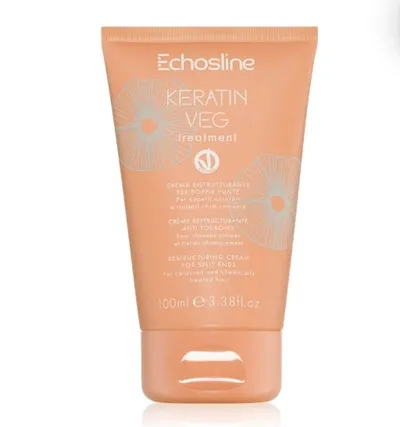 Echos Line Keratin Veg, Treatment Restructuring Cream (Krem przeciw rozdwajającym się końcówkom)