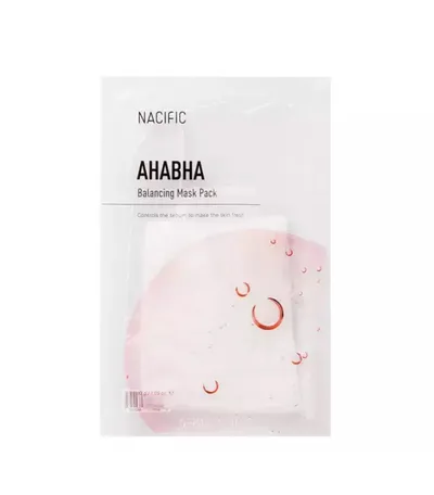 Nacific AHA BHA Balancing Mask Pack (Maska do twarzy w płachcie z kwasami AHA, BHA)