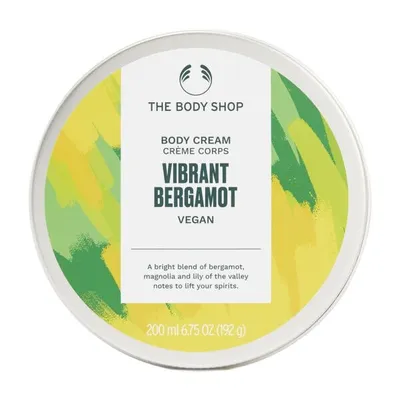 The Body Shop Vibrant Bergmot, Body Cream (Wegański krem do ciała)
