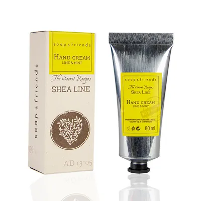 Soap & Friends Shea Line, Lime & Mint Hand Cream (Krem do rąk `Limonka z miętą`)