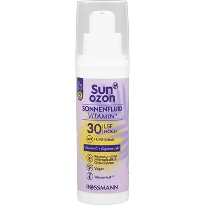 SunOzon Vitamin Sun Fluid SPF30 (Fluid przeciwsłoneczny z witaminami  SPF30)