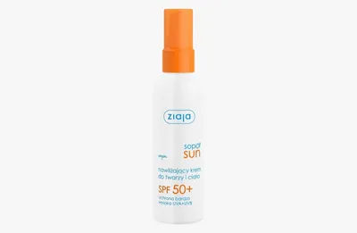 Ziaja Sopot Sun, Nawilżający krem do twarzy i ciała SPF 50+