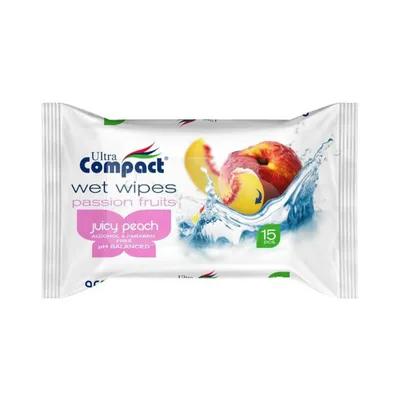 Ultra Compact Passion Fruits, Wet Wipes (Chusteczki nawilżane (różne zapachy))