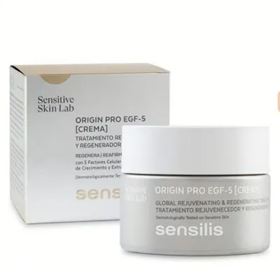 Sensilis Origin Pro EGF-5, Global Rejuvenating & Regenerating Treatment (Przeciwstarzeniowy krem do twarzy)