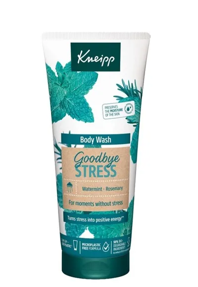 Kneipp Goodbye Stress, Shower Gel (Pielęgnujący żel pod prysznic z rozmarynem i miętą)