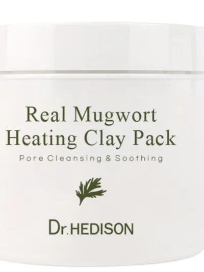 Dr. Hedison Real Mugwort, Heating Clay Pack (Kojąca maska do twarzy z bylicą pospolitą)