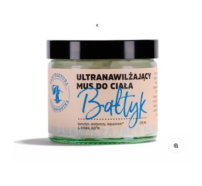 Manufaktura Bursztynnika Bałtyk, Ultranawilżający mus do ciała