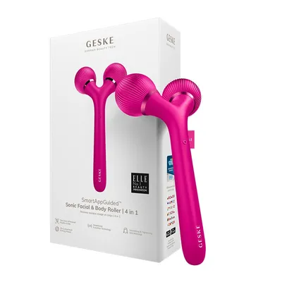 Geske Sonic Facial & Body Roller 4 in 1 (Roller soniczny do twarzy i ciała 4w1)