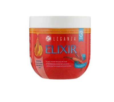Rosa Impex Leganza, Elixir Cream Hair Mask with Capsaicin (Wzmacniająca maska do włosów)