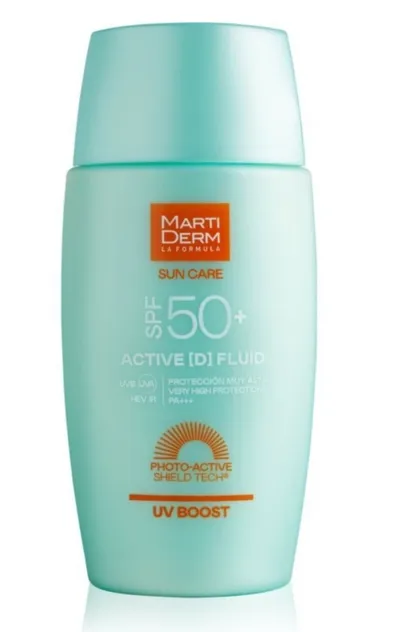 MartiDerm Sun Care, Active D Fluid SPF50+ (Ochronny fluid do twarzy SPF50+)