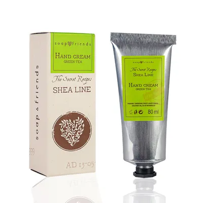 Soap & Friends Shea Line, Green Tea Hand Cream (Krem do rąk `Zielona herbata`)