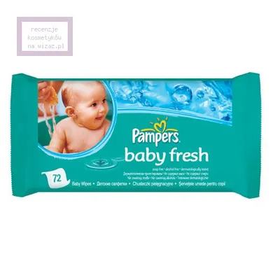 Pampers Baby Fresh, Chusteczki pielęgnacyjne z balsamem (stara wersja)