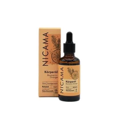Nicama Rosemary & Orange Body Oil (Rozmaryn I Pomarańcza, Olejek do ciała)