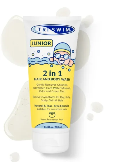 Triswim Junior, Hair & Body Wash 2 in 1 (Żel pod prysznic i szampon 2w1 po basenie)
