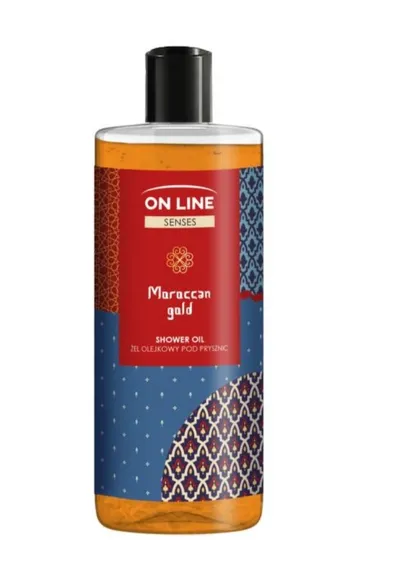 On Line Senses, Maroccan Gold, Shower Gel (Olejkowy żel pod prysznic)